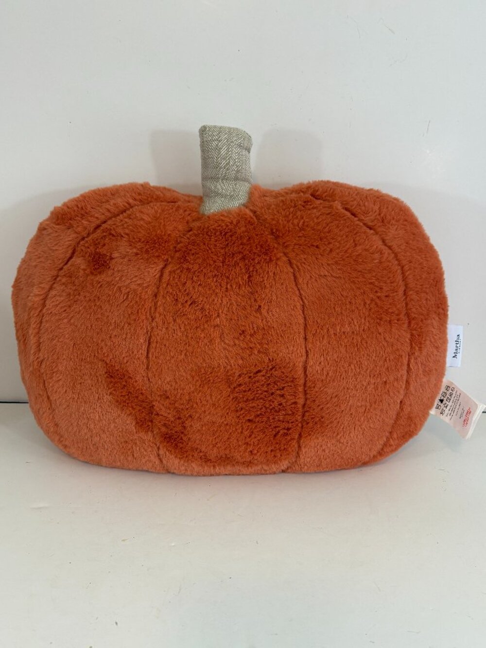 Martha Stewart Orange Pumpkin Throw Pillow